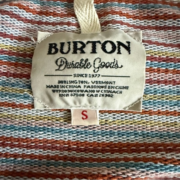 Burton Durable Goods | Navy Short Sleeve Crew Sweatshirt | Sz S - Picture 7 of 9